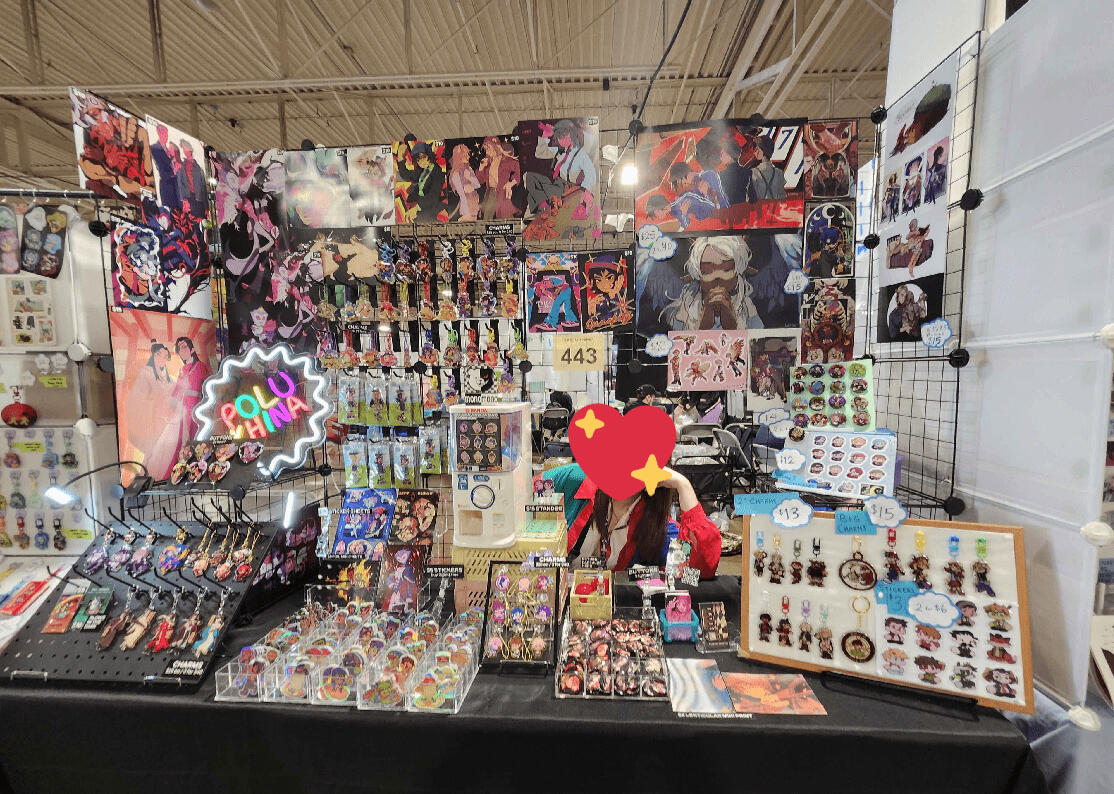 Shared Booth with Polukhina